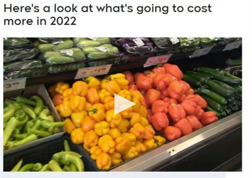 物价继续猛涨！2022年加国这些开支花费更多
