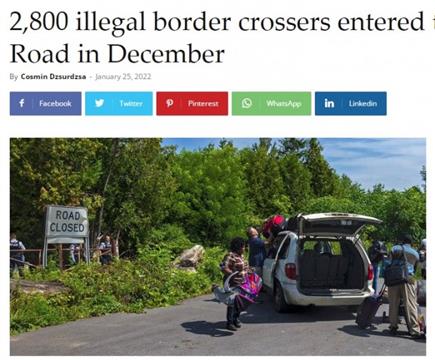 加拿大边境漏洞：未打疫苗非法越境者可以入境