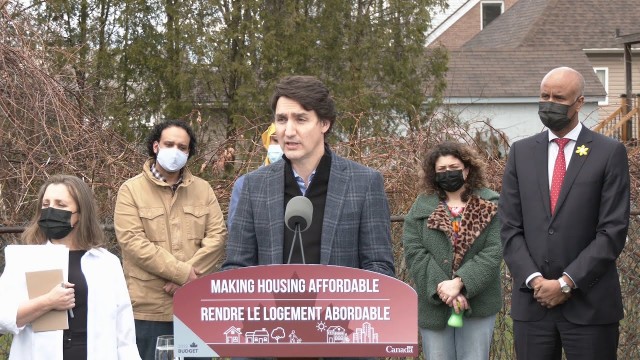 Remarks highlighting Budget 2022 investments in housing - YouTube