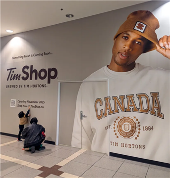 Tim Hortons跨界新开潮牌店，引爆全民吐槽…