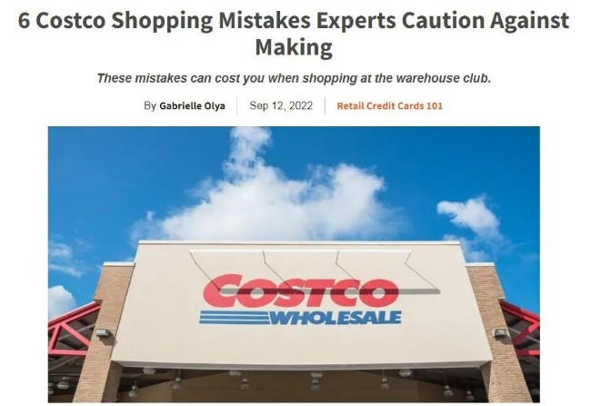 华人注意！在Costco购物有6个误区：容易浪费钱