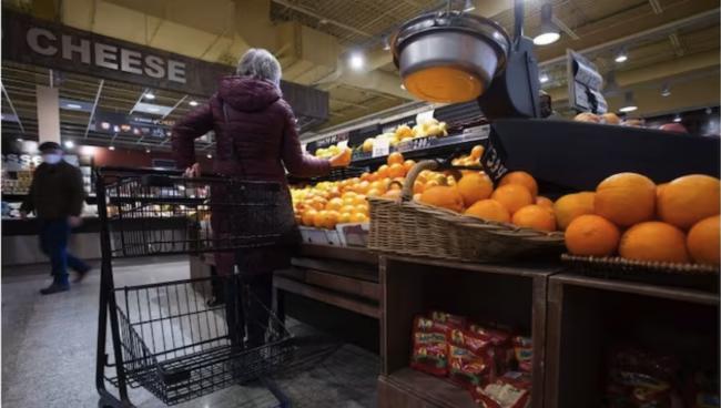 加拿大食品价格上涨幅度超过10%