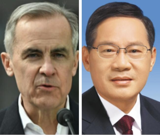 强烈信号！卡尼和李强同意加强加拿大和中国沟通