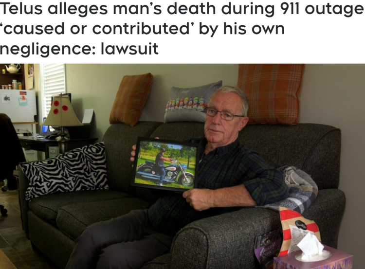 曼省男子突发心脏病45分钟打不通911！Telus反指：死者自己有过失